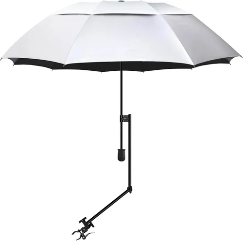 Miniatura 42 de XLINGZA Sombrilla de playa UPF 50+ con abrazadera universal ajustable