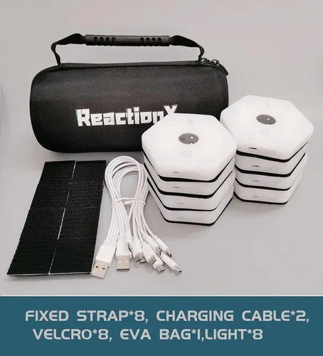 Miniatura 7 de 【queling】 ReactionX Reacción Entrenamiento Luz Lámpara Velocidad Agilidad Respuesta Equipo Baloncesto Boxeo Esgrima Rehabilitación Física de Flash