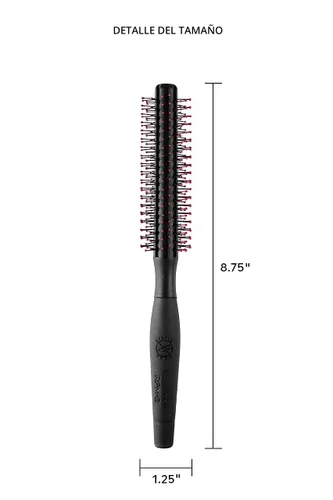 Miniatura 6 de Cricket Cepillo de pelo redondo sin estática RPM 8 filas - para rizar, secar, desenredar y peinar húmedo o seco, adecuado para todo tipo de cabello