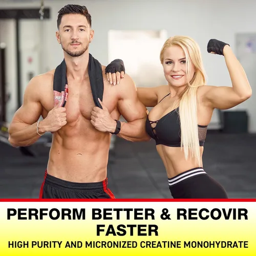 Miniatura 9 de Creatina HMB, creatina en polvo para hombres y mujeres, monohidrato de creatina micronizada para crecimiento muscular y recuperación y mayor fuerza