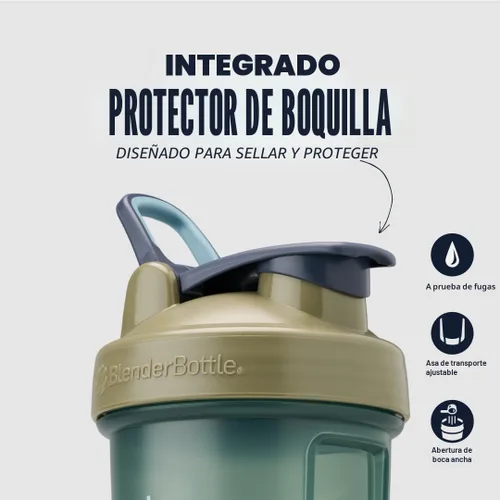 Miniatura 2 de BlenderBottle Classic V2 - Botella mezcladora perfecta para batidos de proteínas y preentrenamiento, 28 onzas, color marrón claro completo Canela