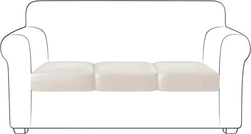 Miniatura 26 de Yates Home Funda de cojín de piel sintética para sofá, impermeable, elástica, para asiento de caravana, sofá biplaza, protector de muebles, funda