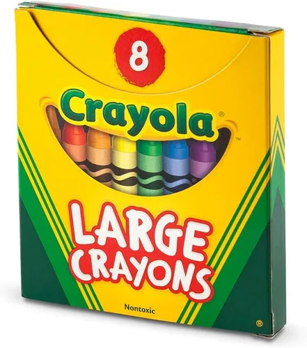 Miniatura 4 de Crayola Crayones grandes, surtidos (8 unidades), crayones gigantes para niños y niños pequeños, a partir de 2 años
