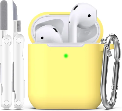 Miniatura 51 de Funda para AirPods con llavero, protección completa, de silicona, accesorios para AirPods, funda para hombres, mujeres y adolescentes, con estuche