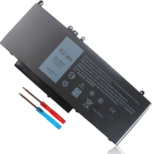 Emanjor Batería de 7.6V 62Wh 6MT4T compatible con Dell Latitude E5470 E5570 Precision 3510 Series 7V69Y TXF9M 79VRK 07V69Y 079VRK 0TXF9M 0HK6DV