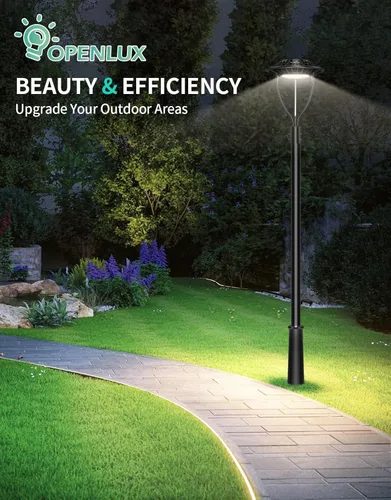 Miniatura 29 de Luz LED para poste superior, certificación ETL, 80 W, 64 W, 48 W, ajustable, 3 CCT, luces de poste para exteriores ajustables con fotocélula IP65