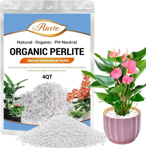 Miniatura 9 de Riare Perlita orgánica de 2 cuartos de galón para plantas, enmienda de suelo de perlita hortícola para plantas, mezcla de macetas, acondicionador