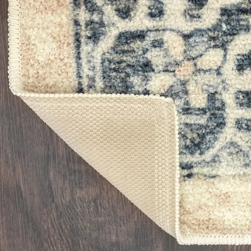 Miniatura 4 de Maples Rugs Caprice - Alfombra antideslizante para sala de estar y dormitorio, estilo bohemio, patrón medallón [fabricada en Estados Unidos]