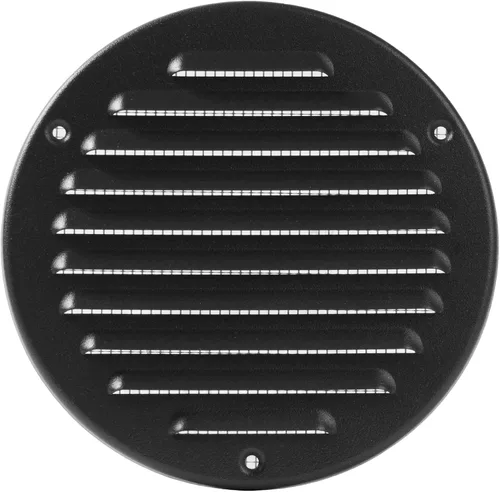 Miniatura 68 de Vent Systems - Cubierta de rejilla de ventilación de aire de alero rectangular de metal negro de 3 x 10 pulgadas (interior), deflector
