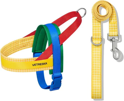 Miniatura 11 de VETRESKA MoMA Arnés para Perro para Perros Medianos y Grandes, Conjunto de Arnés y Correa Easy Walk para Perro, Arnés Tipo Chaleco Sin Tirones