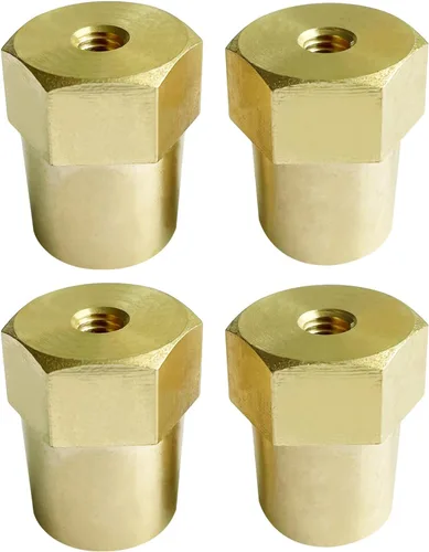 Miniatura 7 de Ampper Adaptador de Poste de Terminal de Batería Hembra de Latón con Rosca 5/16"-18, Postes de Terminal de Batería, Postes de Carga para Extensión