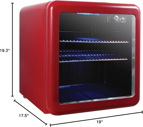 Miniatura 7 de Magic Chef MCB17CHR - Enfriador de bebidas, color rojo