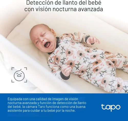 Miniatura 5 de Tapo - Cámara de seguridad interior de 1080P para monitor de bebé, cámara para mascotas con detección de movimiento, audio bidireccional, visión