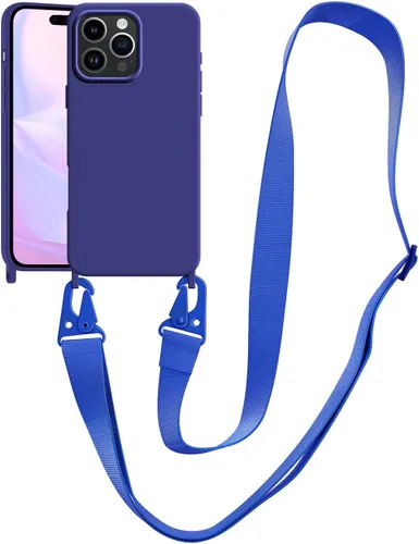 Miniatura 125 de Funda compatible con iPhone 13 con correa, funda cruzada para iPhone con cordón, ajustable, a prueba de golpes, protección contra caídas, funda
