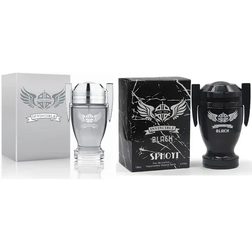Miniatura 38 de Set de regalo de perfume para hombre, EDP, paquete de 2 (3.4 oz / 3.4 fl oz cada uno), Amazing Code Gold, AQUA DE EP BLUE, ámbar picante y azul