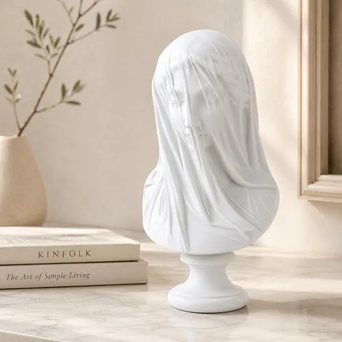 Miniatura 9 de Estatua griega de la diosa de Venus de 8.6 pulgadas, mitología griega romana clásica, estatua de busto de cabeza, estatua de resina para el hogar