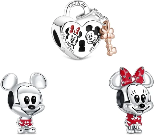 Dijes de plata de ley 925 con diseño de oso dorado para mujer, pulseras y collares, regalos para familiares y amigos, 3 piezas/paquete