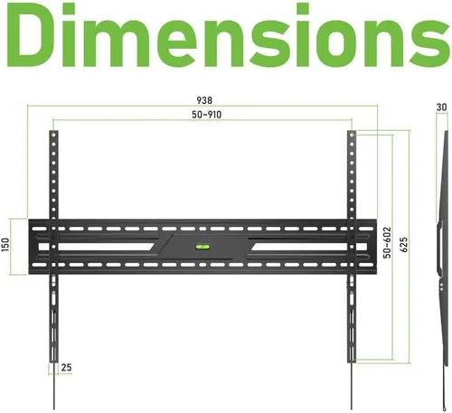 Miniatura 4 de Soporte de pared ultra delgado para TV LG UA77 Series LED AI 4K UHD Smart webOS (2025) 86UA7700PUA 86 pulgadas - 1.2 pulgadas de perfil bajo, grado