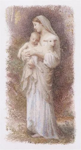 Miniatura 8 de Thea Gouverneur - Kit de punto de cruz contado - Nuestra Señora de la Ayuda Perpetua - Aida - 18 unidades - Kit de bordado para adultos - Hilos