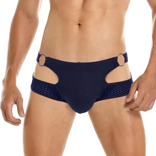 Miniatura 106 de SKYSPER Jock Strap Athletic Supporter para hombres Sexy Jockstrap Ropa interior masculina