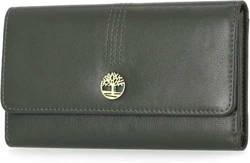 Miniatura 34 de Timberland - Cartera de piel con solapa RFID para mujer, Rojo, talla única