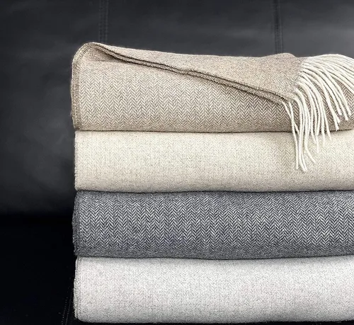 Eikei Manta de lana con patrón de espiga geográfica, de gran tamaño, con ribete de flecos, suave lana merina, estilo minimalista afgano, ligera,