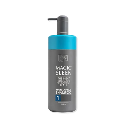 MagicSleek Champú hidratante | Hidratante y limpiadora | Seguro para el color | Todo tipo de cabello | Aceite de coco | Control de encrespamiento |
