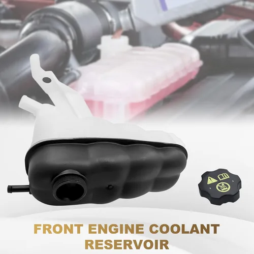 Miniatura 6 de PartsFlow Tanque de depósito de refrigerante con tapa compatible con Chevrolet Silverado GMC Sierra Cadillac Escalade Yukon 603-054 22797286