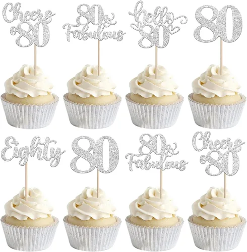 Miniatura 76 de 30 piezas de adornos para cupcakes de 12 cumpleaños feliz, brillantes doce, hola 12, felicitaciones a 12 años, adornos para cupcakes, 12