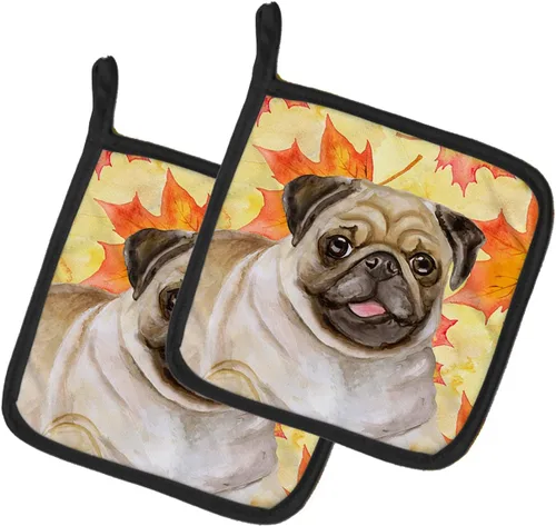Miniatura 161 de Caroline's Treasures BB9655PTHD - Juego de soportes para ollas de cocina resistentes al calor, almohadillas calientes para horno, 7 1/2 x 7 1/2