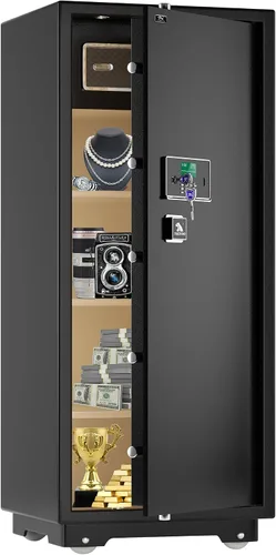 Miniatura 9 de TIGERKING Caja Fuerte Grande de Servicio Pesado, Caja Fuerte Digital de Seguridad para el Hogar de 3.47 Pies Cúbicos con Cerradura de Combinación