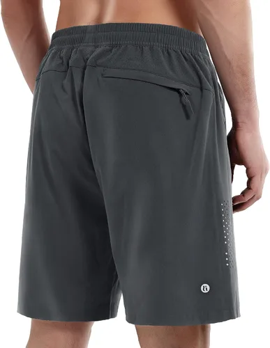 Miniatura 2 de Pantalones cortos deportivos para hombre, pantalones cortos de entrenamiento para correr, tenis, gimnasio, 5, 7, 9 pulgadas, cómodos, ligeros, 3