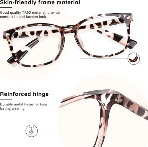 Miniatura 5 de Gafas de Bloqueo de Luz Azul para Hombres y Mujeres Gafas de Luz Azul 99% de Bloqueo Gafas para Computadora Conducción Nocturna Videojuegos