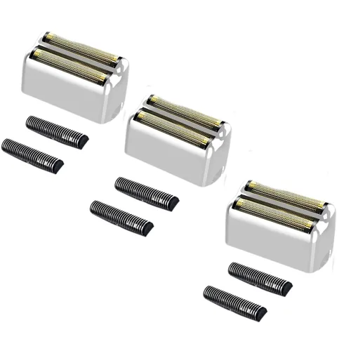 Miniatura 16 de Lámina de repuesto profesional y cortadores para afeitadora BaBylissPRO Barberology de doble lámina, compatible con la afeitadora BaBylissPRO Oro