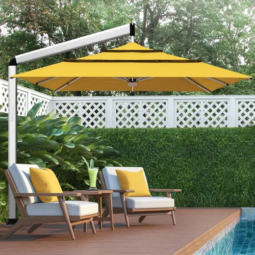 Miniatura 79 de EliteShade USA Sombrilla de Mercado de 10 Años Sin Decoloración de 9 Pies 3 Niveles Sombrilla de Patio Sombrilla de Mesa para Exteriores con Beige
