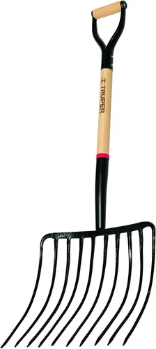 Miniatura 13 de Horquilla para abono Truper Tru Pro 54", de 3 púas, horquilla de 4 púas (Tru Pro - Spading Fork 4-Tine), 30 - pulgadas