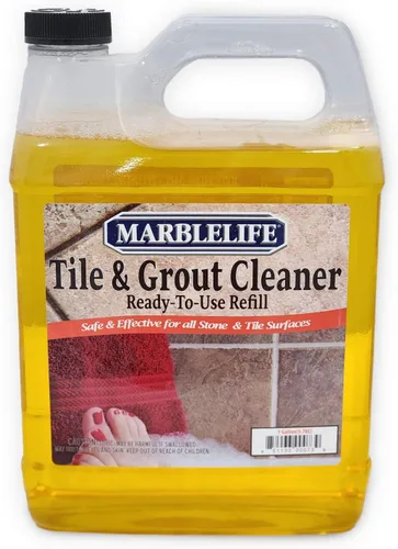 Marblelife Limpiador de azulejos y lechadas - Limpiador de azulejos y lechadas para pisos, piscinas, ducha de baño, baño y otras superficies, seguro
