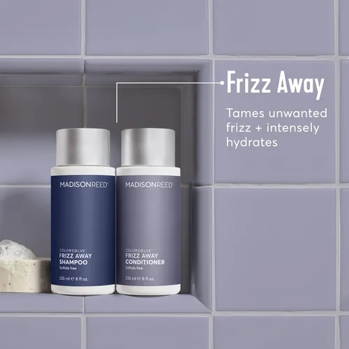 Miniatura 5 de Madison Reed ColorSolve Frizz Away Acondicionador, antiencrespamiento para cabello rebelde, domestica y suave, ondulado, rizado o enrollado, sin