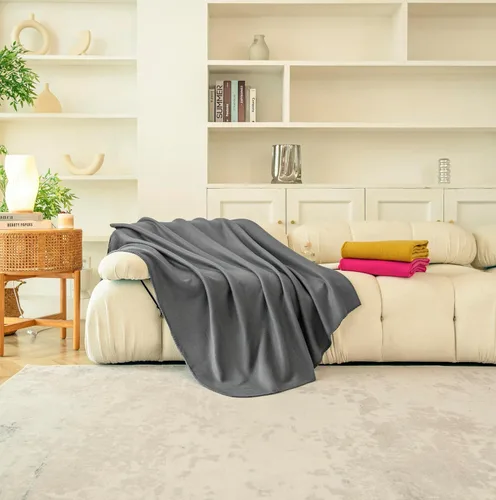 Miniatura 4 de Mantas de Vellón a Granel, Mantas de Vellón Sólidas al Por Mayor, Ligeras, Cálidas y Suaves para Cama de Mascotas, Sofá, Sillón, Oficina, Regalos