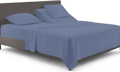 Miniatura 22 de SGI bedding Juego de sábanas de microfibra ajustable de 28 pulgadas con parte superior flexible de cabeza dividida, ultra suave, refrescante