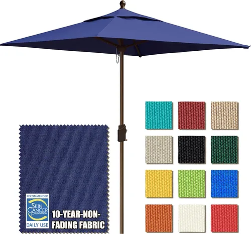 Miniatura 61 de EliteShade USA Sombrilla de Mercado de 9 Pies con Garantía de 10 Años Sin Decoloración, Sombrilla de Patio, Sombrilla de Mesa para Exteriores