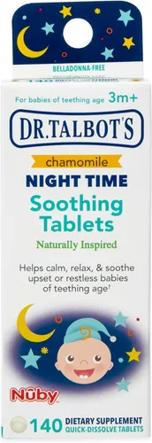 Miniatura 6 de Dr. Talbot's Tabletas calmantes de manzanilla nocturnas, de inspiración natural, disolución rápida, 140