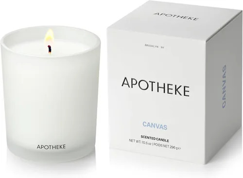 Miniatura 33 de Apotheke Velas perfumadas exclusivas para el hogar, lavanda Hinoki, 10.5 onzas, cera de soja, no tóxica, tarro grande blanco, velas de lujo regalos