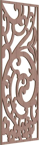 Miniatura 96 de Bridgewater - Paneles de pared decorativos de madera con calado, 9 3/8 pulgadas de ancho x 24 3/8 pulgadas de alto x 1/4 de alto, nogal