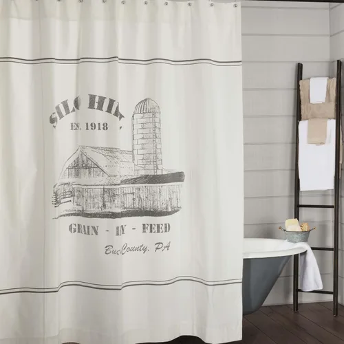 Miniatura 4 de Piper Classics Silo Hill - Panel de rayas de carbón (63")