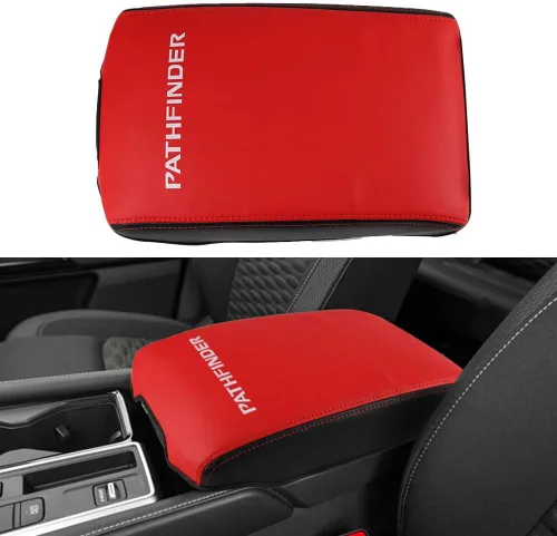 Miniatura 9 de LEXLEY, Funda protectora de piel impermeable con logotipo de Pathfinder, funda protectora de cuero antiarañazos para Nissan 2022 2023 2024 2025 2026