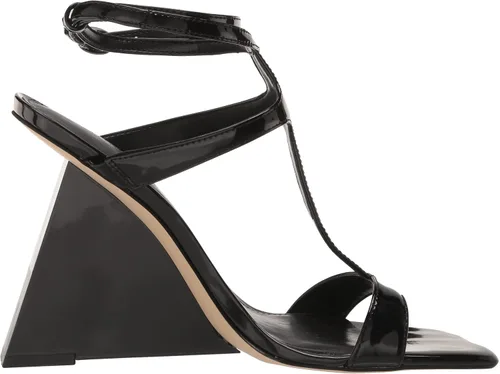 Miniatura 6 de GUESS Tacones de cuña Bacio metálicos con correa en T para mujer