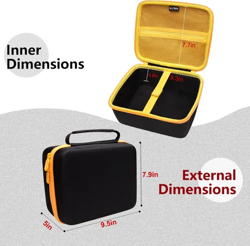 Miniatura 4 de LTGEM - Funda compatible con el enrutador inalámbrico DEWALT DCW600B / DWP611 20V Max XR (solo funda)