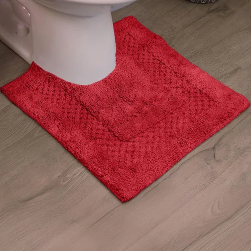 Miniatura 50 de Home Weavers Classy - Juego de alfombras de baño 100 % algodón, decoración de baño, lavable, extrasuave y absorbente, tapete de cocina, juego de Aqua