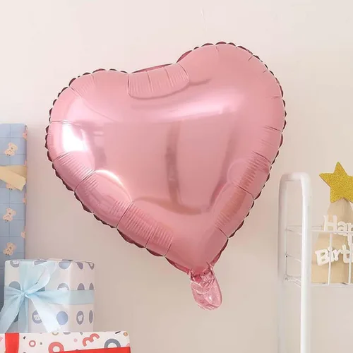 Miniatura 3 de Globos rosados en forma de corazón de 10 pulgadas para cumpleaños, boda, compromiso, día de San Valentín, decoración de fiesta, suministros